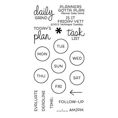 Technique Tuesday Stempler - Planner Daily Grind