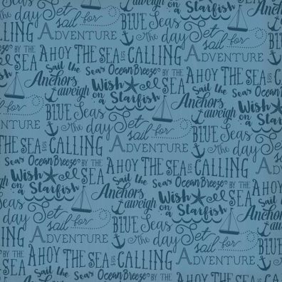 By the Sea - Anchors Aweigh mønsterpapir fra My Minds Eye