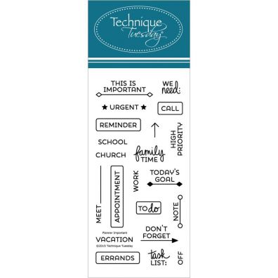 Technique Tuesday Stempler - Planner Important