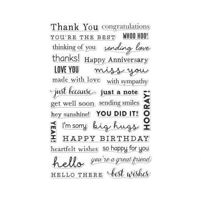 Hero Arts Clear stamp Many Everyday Messages