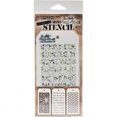 Tim Holtz Mini Stencil Set 17