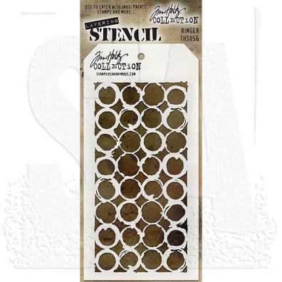 Tim Holtz Stencil/ Mask - Ringer