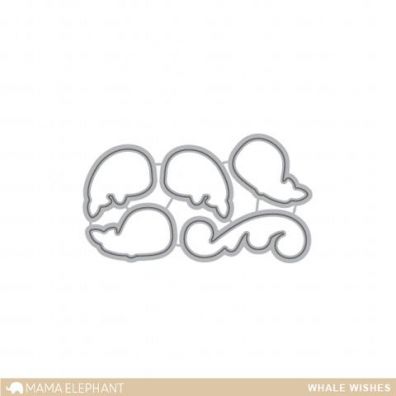 Mama Elephant Creative Cuts - Whale Wishes