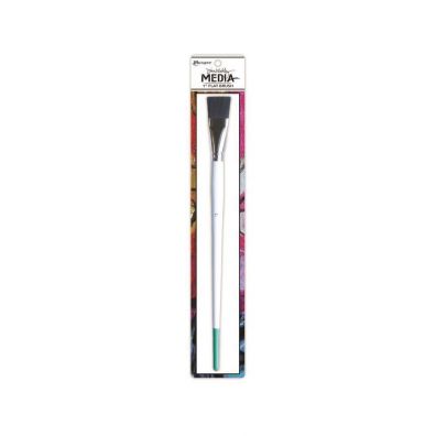 Dina Wakley Stiff Bristle Flat Brush 1 inch