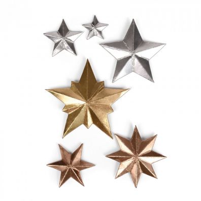 Sizzix Tim Holtz Thinlits Dies  Dimensional Stars
