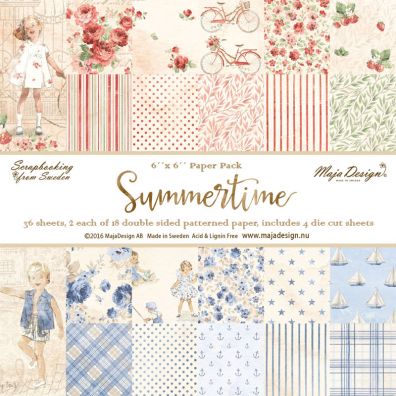 Summertime  6x6 Paper Pack fra Maja Design