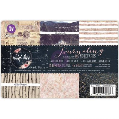 Prima 4"x6" Journaling Notecards - Wild & Free