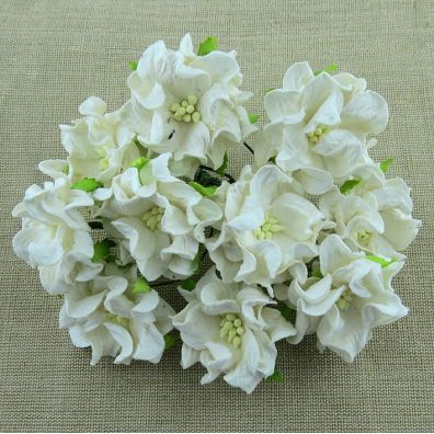 Gardenia Flowers Ivory 35 mm