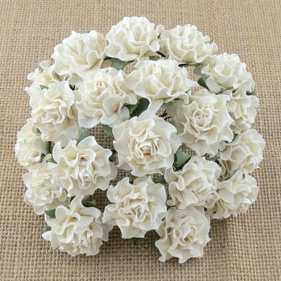 Tuscan Roses Ivory 30 mm