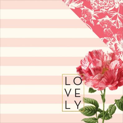 My Mind's Eye mønsterpapir - In Bloom "Lovely Bloom"