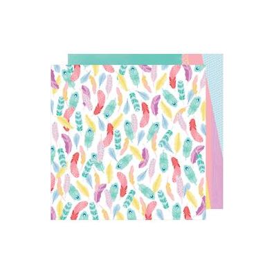 Shimelle 12"x12" dobbelt-siddet mønsterpapir. Little By Little - "Delightful Journey"