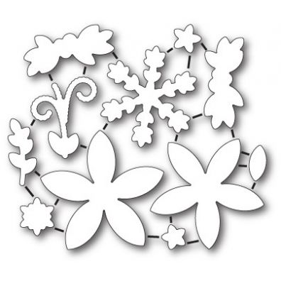 Memory Box Dies Poinsettia Surprise