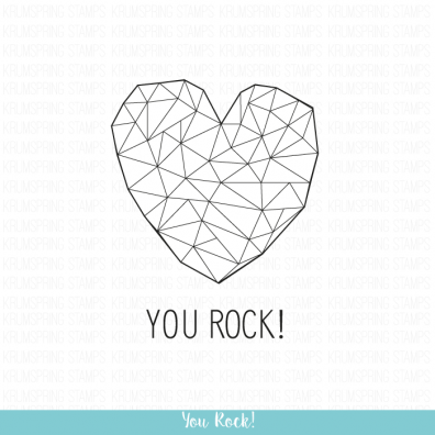 Krumspring clear stamp - You rock!
