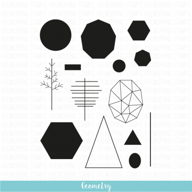 Krumspring clear stamp - Geometry