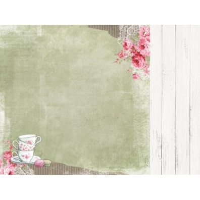 KaiserCraft - High Tea "Biscuit" 12"x12" dobbeltsidet mønsterpapir