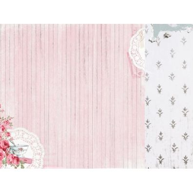 KaiserCraft - High Tea "Tea Time" 12"x12" dobbeltsidet mønsterpapir