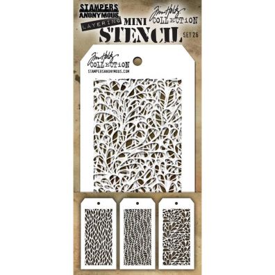Tim Holtz Mini Stencil Set 26